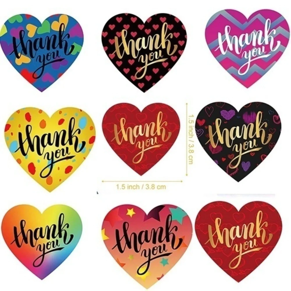 40 Thank You Stickers!
